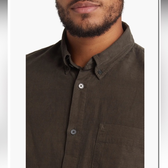 NN07 Arne 5082 Solid Button-Down Shirt - Picture 5 of 11